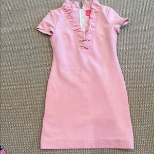 Lilly Pulitzer Pink Ruffle Dress xs